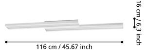 Eglo 32164 - Plafoniera dimmerabile LED RGBW SALITERAS-C LED/24W/230V bianco