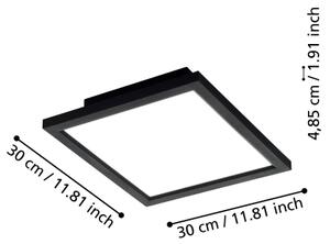 Eglo 900049 - Plafoniera LED dimmerabile SALOBRENA-Z LED/15,3W/230V nero