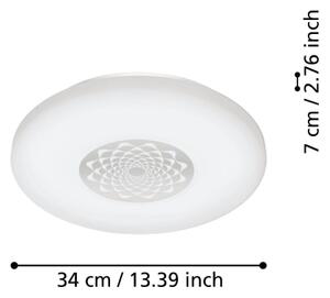 Eglo 900008 - Plafoniera LED dimmerabile CAPASSO LED/15,6W/230V 2700-6500K