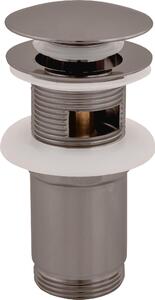 Slezák-RAV: Scarico lavabo CLICK-CLACK 5/4 - GRIGIO METALLICO - lucido MD0484MGL