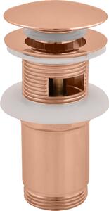 Slezák-RAV: Scarico lavabo CLICK-CLACK 5/4 - ROSA ORO - lucido MD0484ZRL
