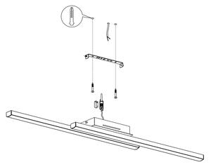 Eglo 900076 - Plafoniera LED RGBW dimmerabile FRAIOLI-Z LED/32W/230V