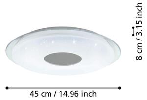 Eglo 900083 - Plafoniera LED dimmerabile LANCIANO-Z LED/19,2W/230V