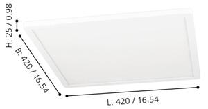 Eglo 900089 - LED RGBW Plafoniera dimmerabile ROVITO-Z LED/16,5W/230V bianco