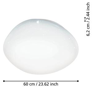 Eglo 900129 - Plafoniera dimmerabile LED RGBW SILERAS-Z LED/33W/230V