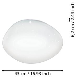 Eglo 900128 - Plafoniera LED RGBW dimmerabile SILERAS-Z LED/21,6W/230V