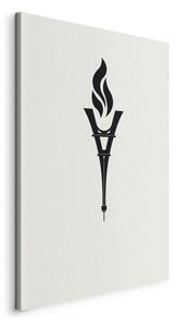 Quadro - Torch Shaped Like an Inverted Eiffel Tower