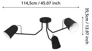 Eglo 900188 - Lampadario a plafone LORETO 3xE27/25W/230V