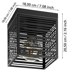 Eglo 900355 - Plafoniera PIEDRITAS 1xE27/40W/230V