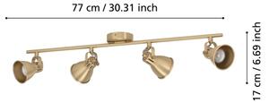 Eglo 900173 - Luce Spot a LED SERAS 4xGU10/3W/230V