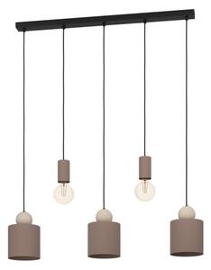 Eglo 900346 - Lampadario a sospensione con filo GAZZOLA 5xE27/40W/230V