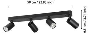 Eglo 900337 - Faretto LED RGBW Dimmerabile TELIMBELA-Z 4xGU10/4,9W/230V