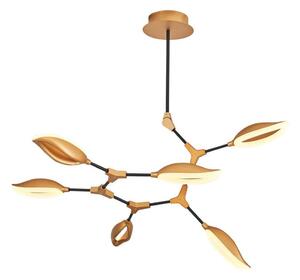Lampadario LED su asta ASTI 6xLED/7W/230V 3000K dorato