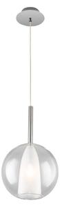 Lampadario a sospensione con cavo MUSCAT 1xE14/40W/230V trasparente