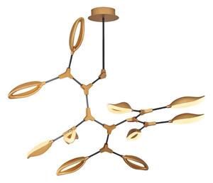 Lampadario a stelo LED ASTI 10xLED/7W/230V 3000K, finitura oro