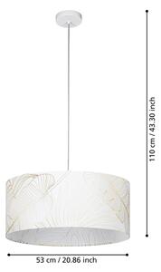 Eglo 900635 - Lampadario a sospensione con filo BUCAMARANGA 1xE27/40W/230V