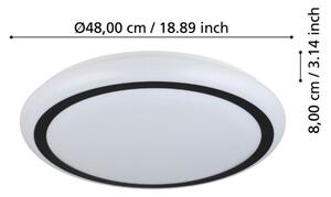 Eglo 900335 - Plafoniera LED CAPASSO 19,5W 230V