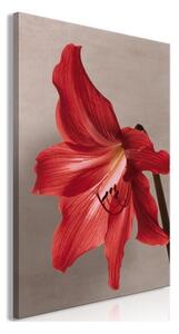 Quadro - Red Flower (1 Part) Vertical
