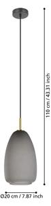 Eglo 900506 - Lampadario a sospensione con filo ALOBRASE 1xE27/40W/230V
