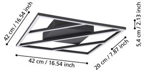 Eglo 900596 - Plafoniera LED Dimmerabile ULISANO LED/21W/230V + tc