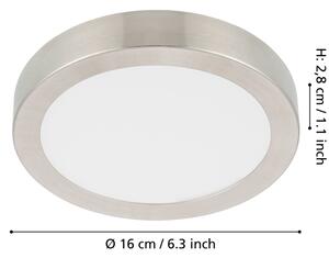 Eglo 900583 - Plafoniera LED dimmerabile FUEVA LED/11W/230V cromata