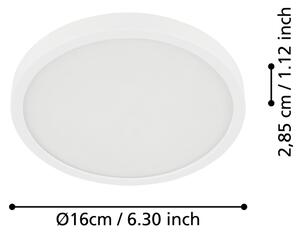 Eglo 900638 - Plafoniera da soffitto per bagno LED FUEVA LED/11W/230V IP44 bianca