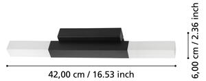 Eglo 900617 - Applique a LED da bagno ALCUDIA 2xLED/5,5W/230V IP44