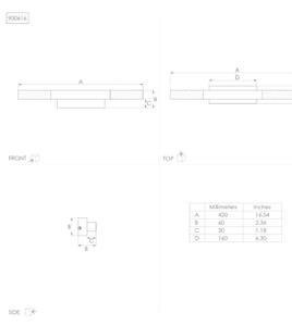 Eglo 900616 - Illuminazione a LED per specchi da bagno GEMILIANA LED/8,9W/230V IP44
