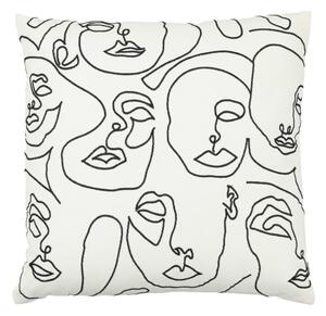 Eglo 420059 - Cuscino decorativo CHEVERY 45x45 cm bianco/nero