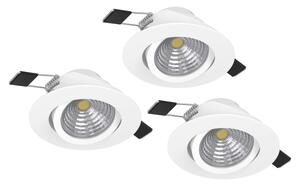 Eglo 900745 - SET 3xLED Lampada dimmerabile SALICETO 3xLED/6W/230V bianco