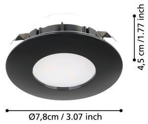 Eglo 900744-SET 3x Lampada LED da incasso per bagni PINEDA LED/4,9W/230V IP44