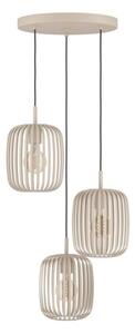 Eglo 900687 - Lampadario a sospensione con filo ROMAZZINA 3xE27/40W/230V beige