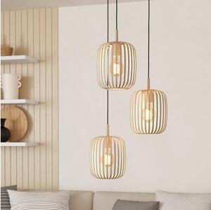 Eglo 900687 - Lampadario a sospensione con filo ROMAZZINA 3xE27/40W/230V beige