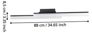 Eglo 900844 - Plafoniera LED da bagno PALMITAL 2xLED/11W/230V IP44