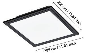 Eglo 900817 - Plafoniera LED SALOBRENA LED/14W/230V 30x30 cm nero