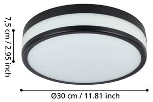 Eglo 900846 - Plafoniera LED da bagno PALERMO LED/17,1W/230V IP44