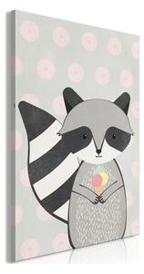 Quadro - Glutton Raccoon (1 Part) Vertical