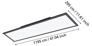 Eglo 900821 - Plafoniera LED SALOBRENA LED/33W/230V 120x30 cm nero