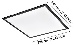 Eglo 900819 - Plafoniera LED SALOBRENA LED/33W/230V 60x60 cm nero