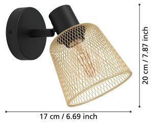 Eglo 900693 - Faretto da parete COSLADA 1xE27/40W/230V