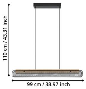 Eglo 900702 - LED RGBW Lampadario dimmerabile a sospensione con filo KOKOMO-Z LED/34W/230V