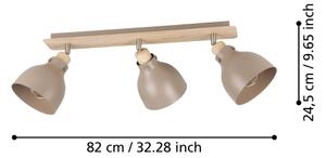 Eglo 900713 - Faretto ARRECIFE 3xE27/28W/230V