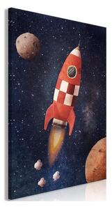 Quadro - Into the Unknown by Rocket (1 Part) Vertical