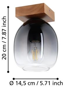 Eglo 900825 - Plafoniera FILAGO 1xE27/40W/230V
