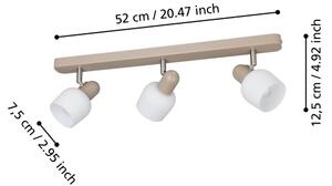 Eglo 900716 - Faretto CORATO 3xE14/18W/230V