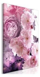 Quadro - Garden of Floral Scents (1-part) - Nature in Shades of Pink