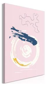 Quadro - Pink Accent (1 Part) Vertical