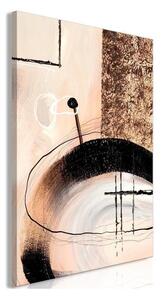 Quadro - Art of Shapes (1-part) - Hand-Painted Abstract Artwork