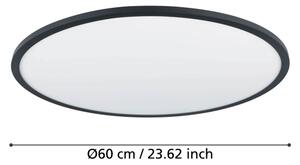 Eglo 900762 -Plafoniera LED dimmerabile SARSINA-Z 41W/230V diametro 60 cm nero