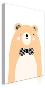 Quadro - Teddy Bear in Bow Tie (1 Part) Vertical